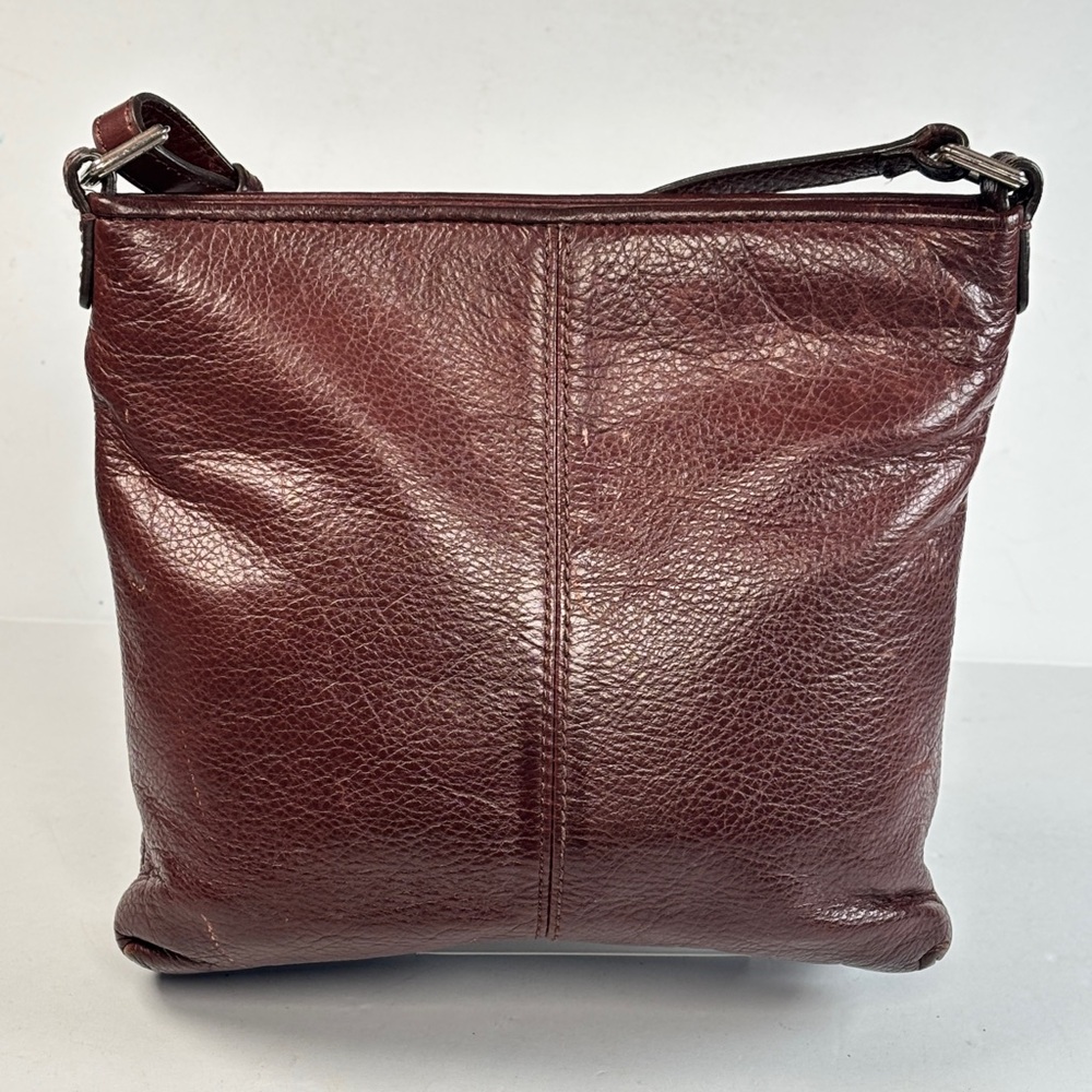 Brighton vintage. Elegant Brown Leather crossbody Bag. Minor wear. - Picture 6 of 13